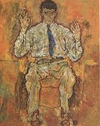 Egon Schiele, Portrait of the Painter Paris von Gutersloh (mk12)